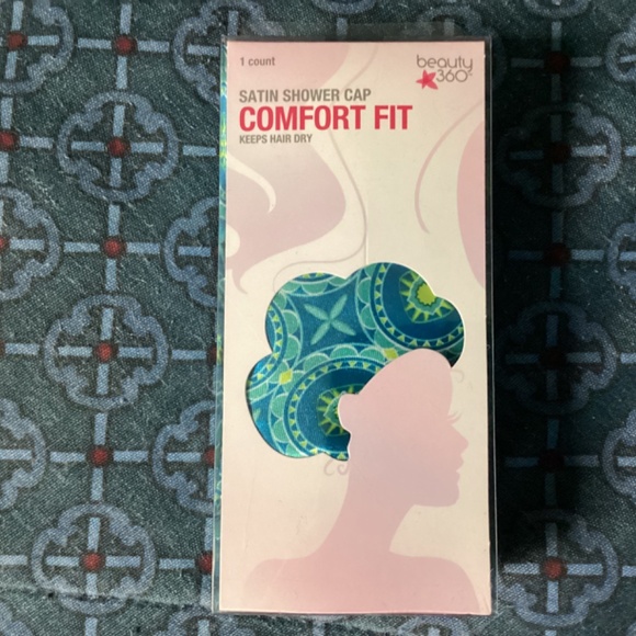 Beauty 360 Satin Shower Caps Comfort Fit & Size XL - Picture 9 of 15